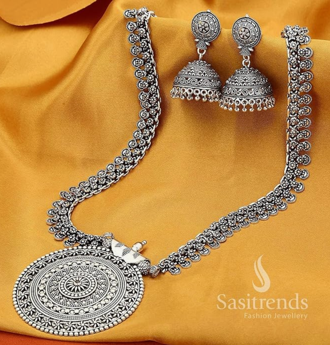 German Oxidized Necklace